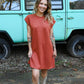 Orange Fiona Dress - She Chester
