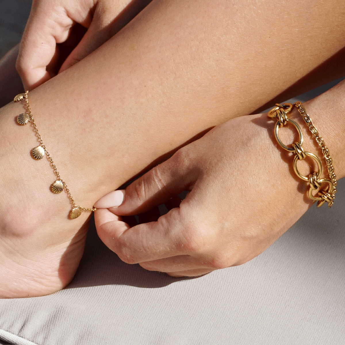 Ornella Snail Chain Bracelet - She Chester