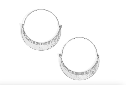 Palm Canyon Silver Earring - JA9978 - She Chester