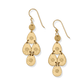 Palm Canyon Small Teardrop Gold French Wire Earring - She Chester