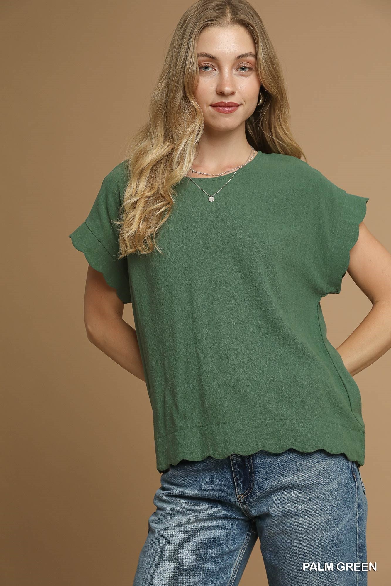 Palm Green Ellis Top - She Chester