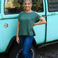 Palm Green Ellis Top - She Chester