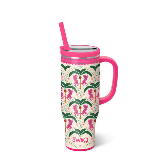 Palm Royale Cream Mega Mug 30oz - She Chester