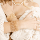 Palmer Fluted Bracelet in Gold: Standard 6.75 Inch - She Chester