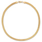 Paola Herringbone Chain Silver Necklace