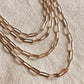 Paperclip Classic Chain 18K GF - She Chester