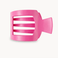 Paradise Pink Small Square Flat Hair Clip - She Chester