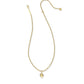 PARKER KNOT SHORT PENDANT NECKLACE GOLD - She Chester