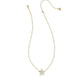 PARKER STARFISH SHORT PENDANT NECKLACE GOLD NATURAL MOTHER OF PEARL - She Chester