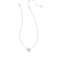 PARKER STARFISH SHORT PENDANT NECKLACE SILVER NATURAL MOTHER OF PEARL - She Chester