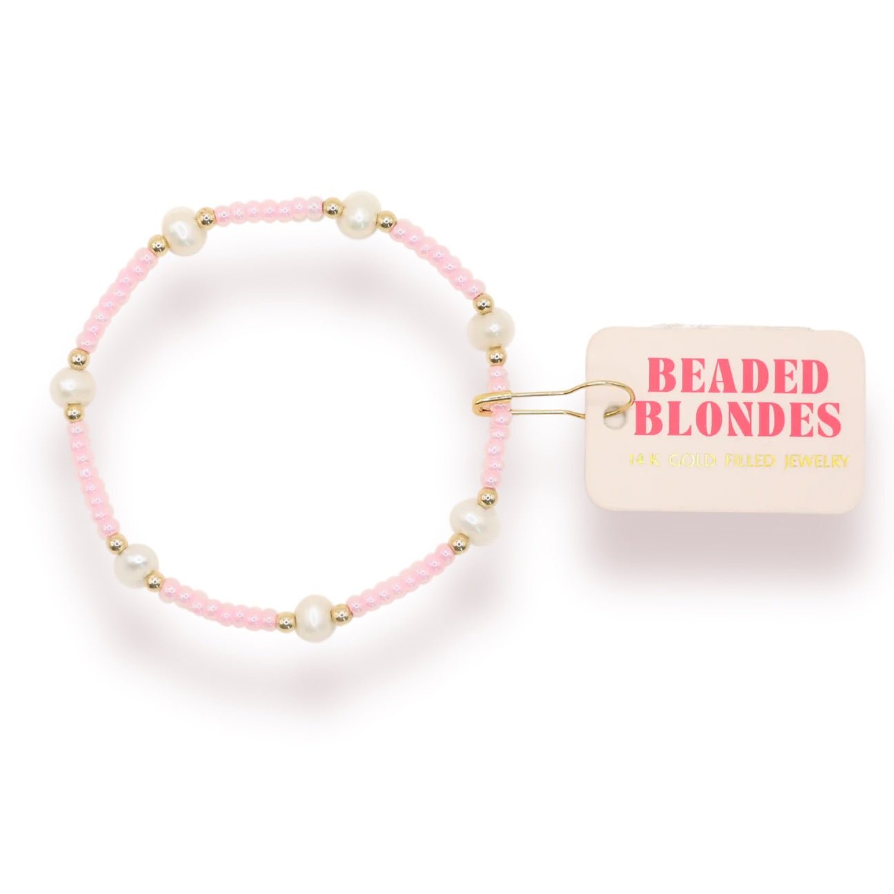 Pastel Pink Pearl Bracelet - She Chester