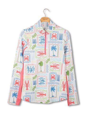 Patch SS UPF Pullover - She Chester