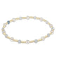 PEARL SINCERITY PATTERN 4MM BEAD BRACELET - AQUAMARINE - She Chester