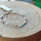Pearl Sincerity Pattern 4mm Bead Bracelet - Hot Mess - She Chester