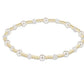 PEARL SINCERITY PATTERN 4MM BEAD BRACELET - MOONSTONE - She Chester