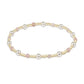 PEARL SINCERITY PATTERN 4MM BEAD BRACELET - PINK OPAL - She Chester