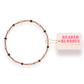 Penelope Bracelet in Light Pink and Maroon: Standard 6.75 inch - She Chester