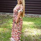 Petey Printed Maxi Dress - She Chester