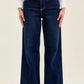 Petite High Waist Lux Retro Wide Jeans PT82748 - She Chester