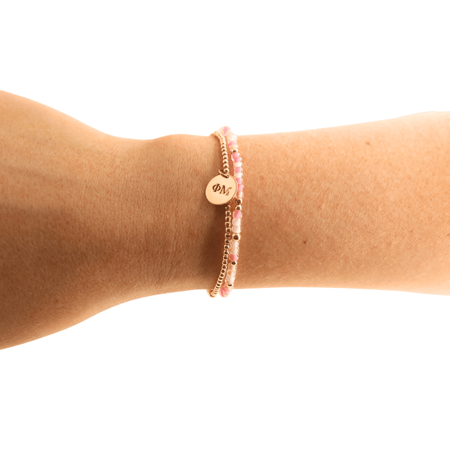 Phi Mu Sprinkle Bracelet: Petite 6.25 inch - She Chester