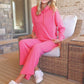 Pink Cropped Hoodie - She Chester