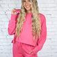 Pink Cropped Hoodie - She Chester