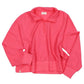 Pink Cropped Quarter Zip Pullover - She Chester