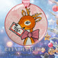 Pink Deer with Sign - She Chester