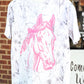 Pink Horse Camo Tee - She Chester