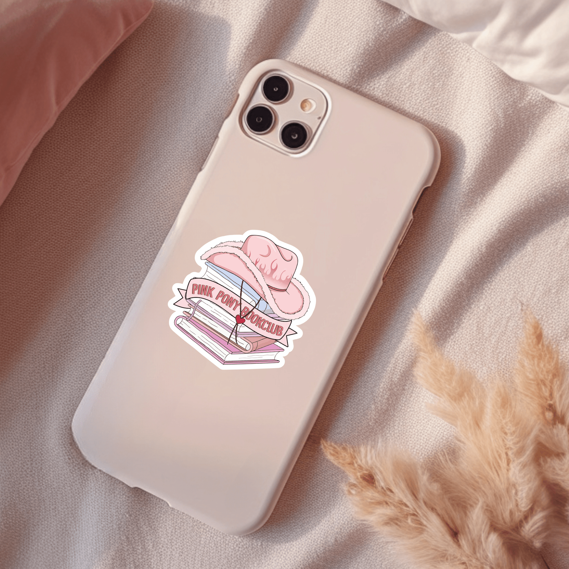 Pink Pony Bookclub Sticker : 2.5" - She Chester
