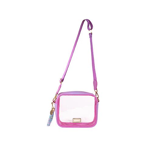 Pink Purple Ombre Game Day Clear Bag LP - She Chester
