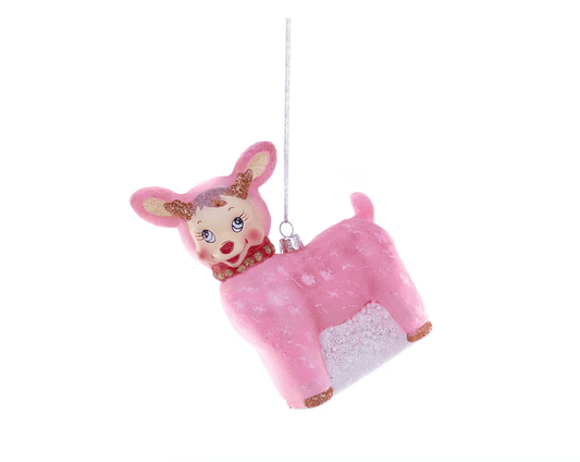Pink Reindeer Ornament - She Chester