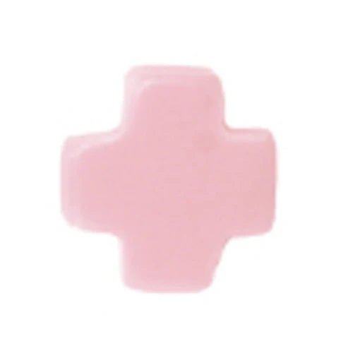 Pink Small Signature Cross Gold Pattern 2mm Bracelet - She Chester