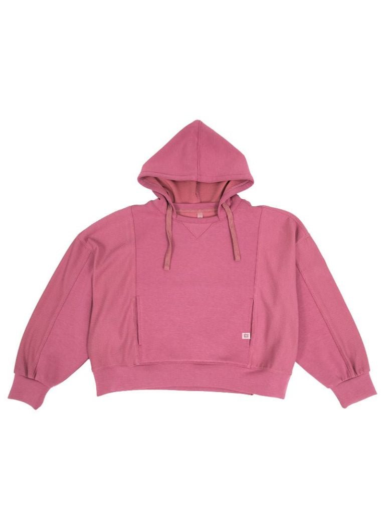 Plum Hoodie Contrast SS - She Chester