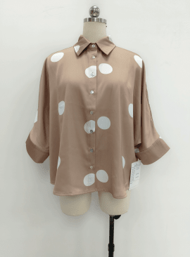 Point Latte Dot Top - She Chester