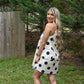Polka Dot Barrel Mini Dress - She Chester