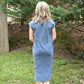 Polly Mineral Wash Midi Dress - She Chester