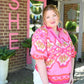 Pop of Pink Blouse - She Chester