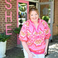 Pop of Pink Blouse - She Chester