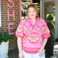 Pop of Pink Blouse - She Chester