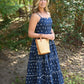 Portia Navy Dot Maxi - She Chester