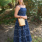 Portia Navy Dot Maxi - She Chester