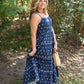 Portia Navy Dot Maxi - She Chester