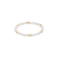 Presence Gemstone 4mm Bracelet - Mother Of Pearl - She Chester