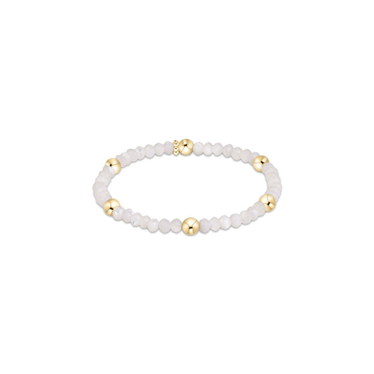 Presence Gemstone 4mm Bracelet - Mother Of Pearl - She Chester
