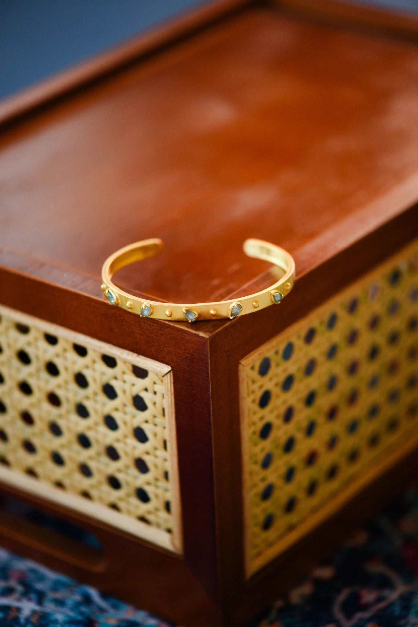 Presley Cuff Blue - She Chester