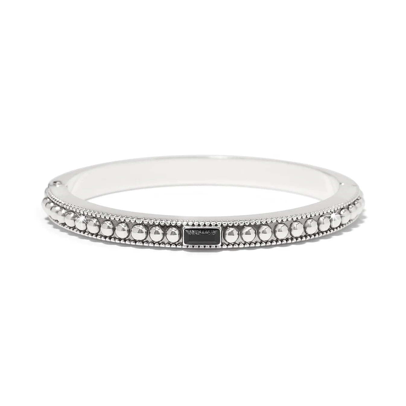 Pretty Tough Gem Blk Hing Bangle JF021E - She Chester
