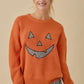 Pumpkin Face Sweater - She Chester