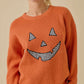 Pumpkin Face Sweater - She Chester