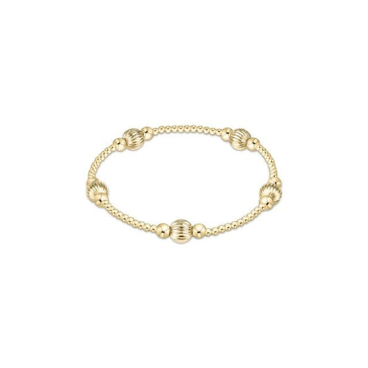 Purpose Dignity 6mm Bead Bracelet - Gold - She Chester
